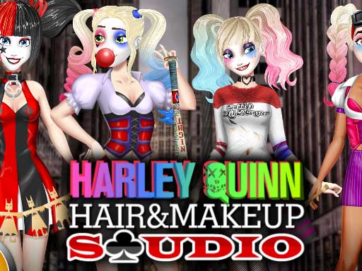 Harley Quinn Hair and Makeup Studio game on Video-Igrice.com