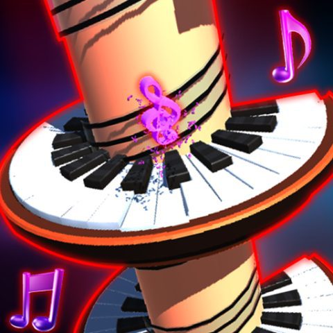 Helix Piano Tiles game on Video-Igrice.com