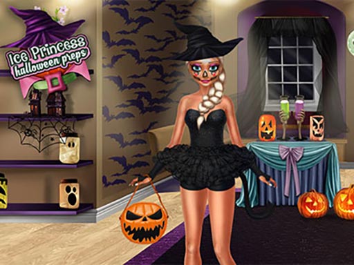 Ice Princess Halloween Preps game on Video-Igrice.com
