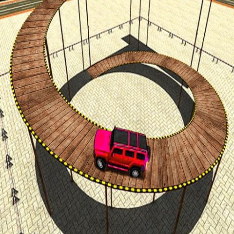 Impossible Tracks Prado Car Stunt Game game on Video-Igrice.com