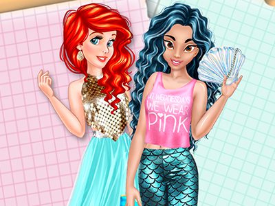 Jasmine and Ariel Wardrobe Swap game on Video-Igrice.com