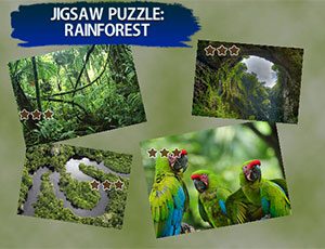 Jigsaw Puzzle Rain Forest game on Video-Igrice.com