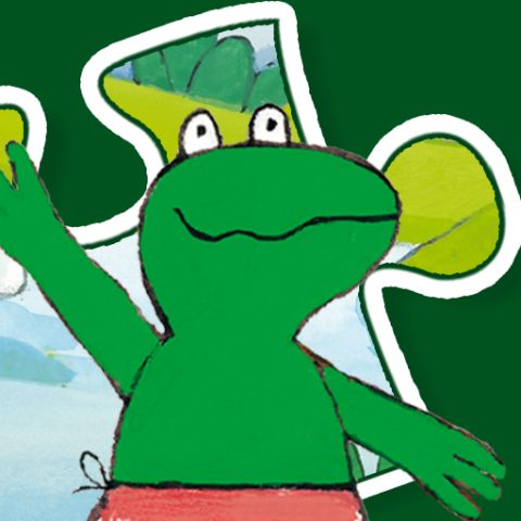 Kikker Puzzle game on Video-Igrice.com