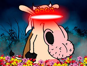 Laser-Cow Adventure game on Video-Igrice.com