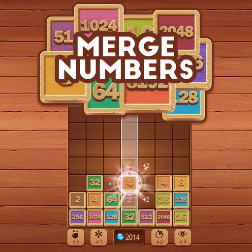 Merge Numbers Wooden Edition game on Video-Igrice.com
