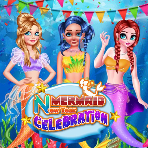 Mermaid New Year Celebration game on Video-Igrice.com