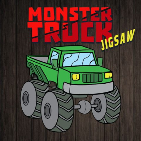 Monster Truck Jigsaw game on Video-Igrice.com