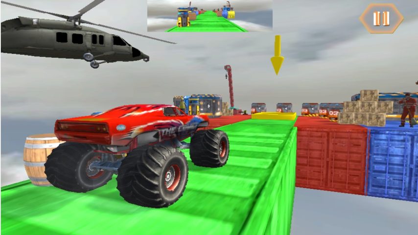 Monster Truck Stunts Sky Driving game on Video-Igrice.com