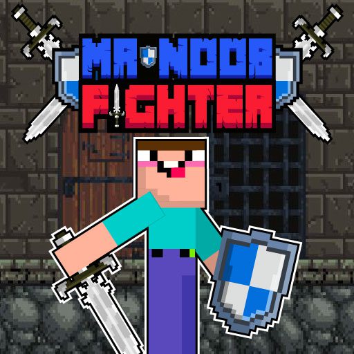Mr Noob Fighter game on Video-Igrice.com