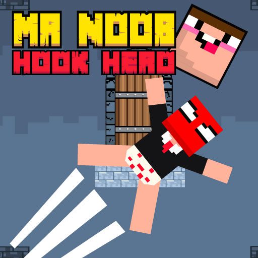 Mr Noob Hook Hero game on Video-Igrice.com