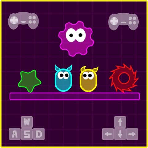 Neon Slimes game on Video-Igrice.com