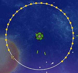 Orbit Avoider game on Video-Igrice.com