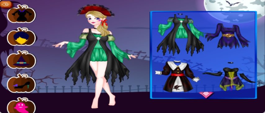 Perfect Halloween Girl game on Video-Igrice.com