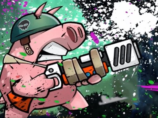 Piggy soldier super adventure game on Video-Igrice.com