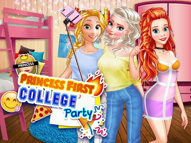Princess First College Party game on Video-Igrice.com