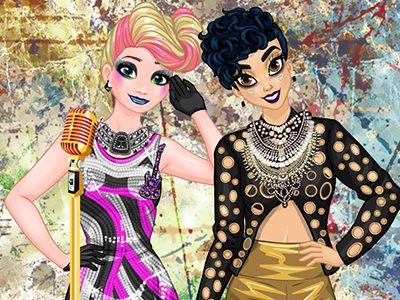 Princess Style Guide 2017: Glam Rock game on Video-Igrice.com