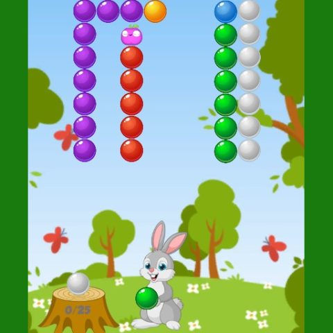 Rabbit Bubble Shooter game on Video-Igrice.com