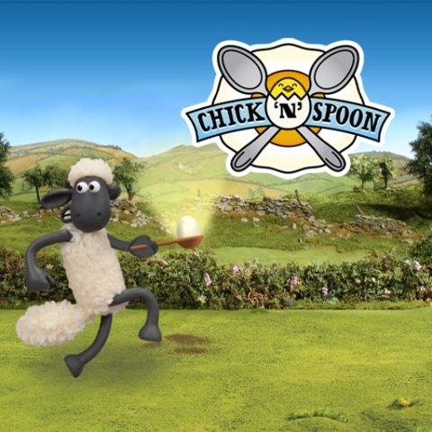 Shaun The Sheep Chick n Spoon game on Video-Igrice.com