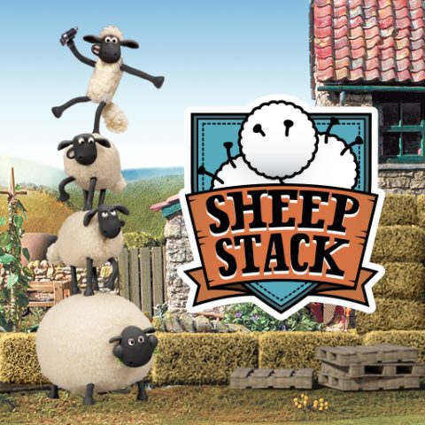 Shaun The Sheep Sheep Stack game on Video-Igrice.com