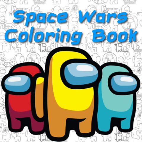 Space Wars Cartoon Coloring game on Video-Igrice.com