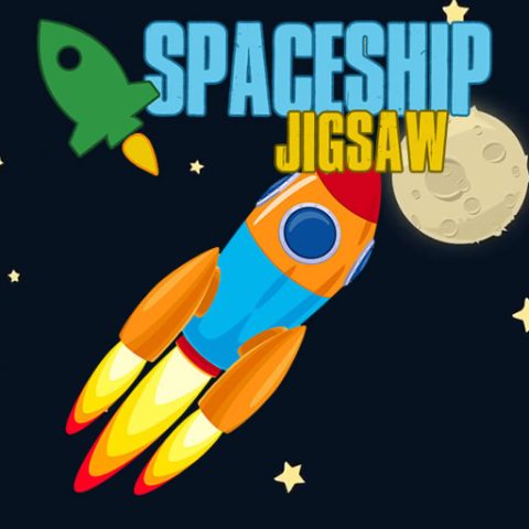 Spaceship Jigsaw game on Video-Igrice.com