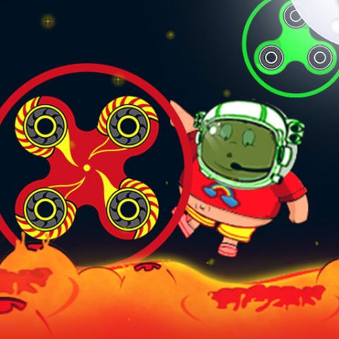 Spinner Astro The Floor Is Lava game on Video-Igrice.com