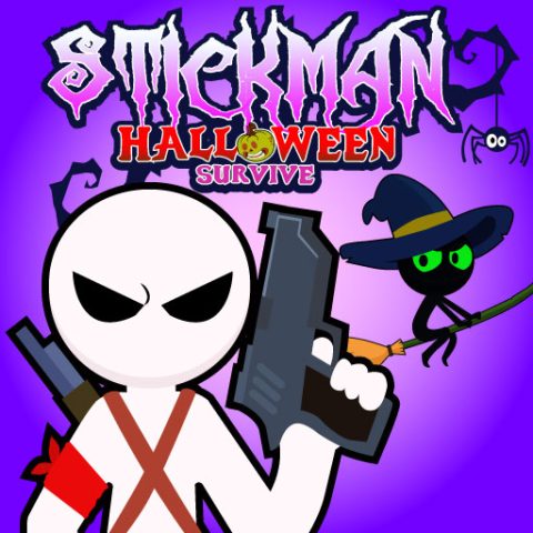 Stickman Halloween Survive game on Video-Igrice.com