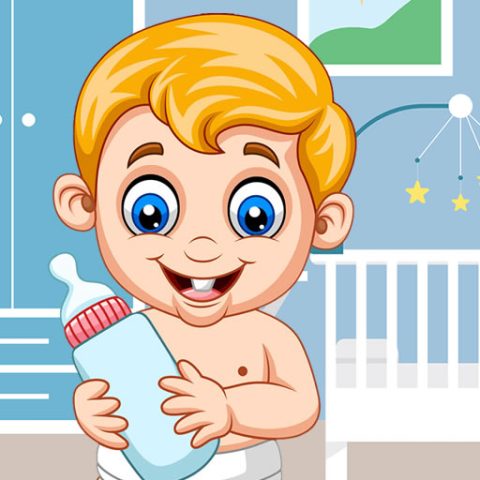 Sweet Babies Differences game on Video-Igrice.com