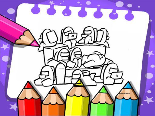 Coloring Book for Among Us game on Video-Igrice.com