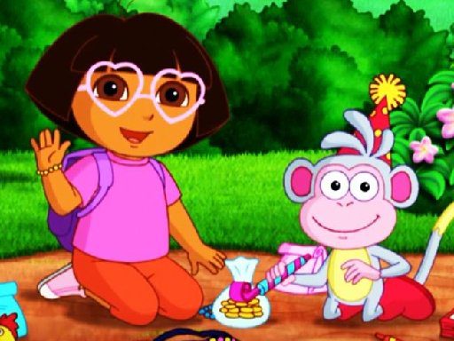 Dora Kids Puzzles game on Video-Igrice.com