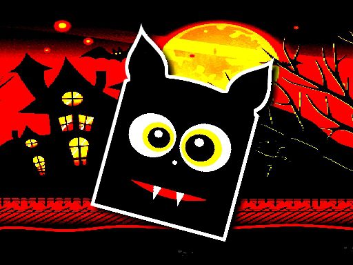 Halloween Geometry Dash game on Video-Igrice.com
