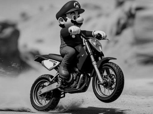 Mario Wheelie game on Video-Igrice.com