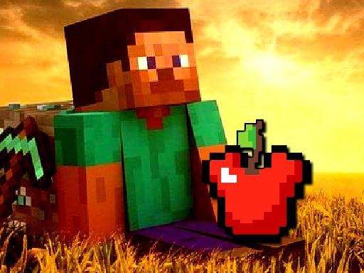 Minecraft Apple Shooter game on Video-Igrice.com