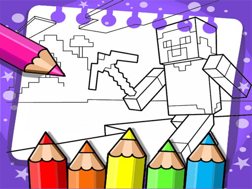 Minecraft Coloring Book game on Video-Igrice.com