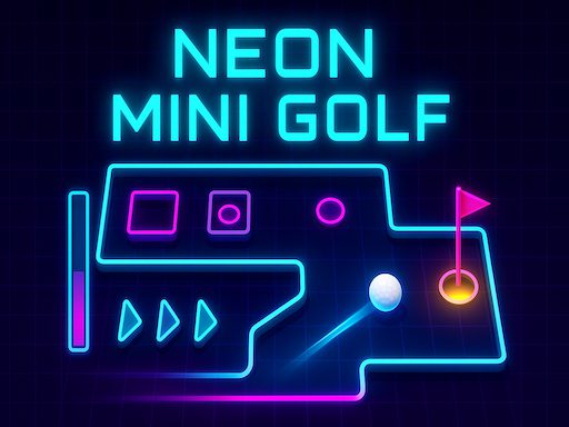 Neon Mini Golf game on Video-Igrice.com