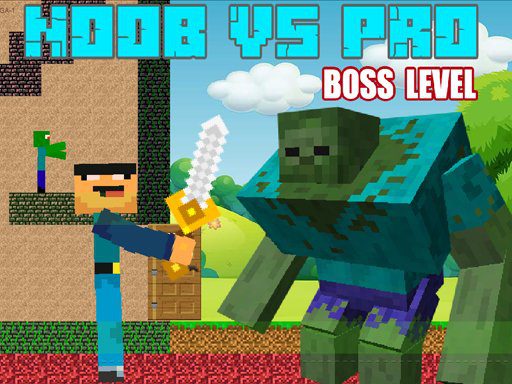Noob vs Pro – Boss Levels game on Video-Igrice.com