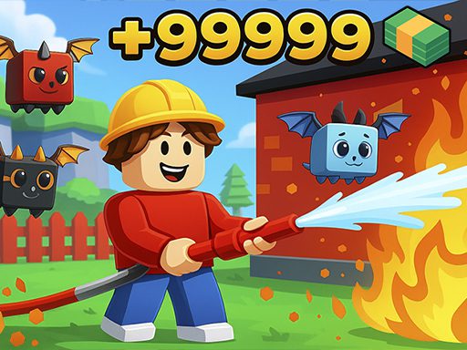 Obby: Working as a Firefighter game on Video-Igrice.com