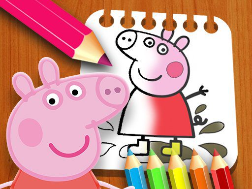 PeppaPig Coloring Book - Peppa Pig online games at video-igrice.com!