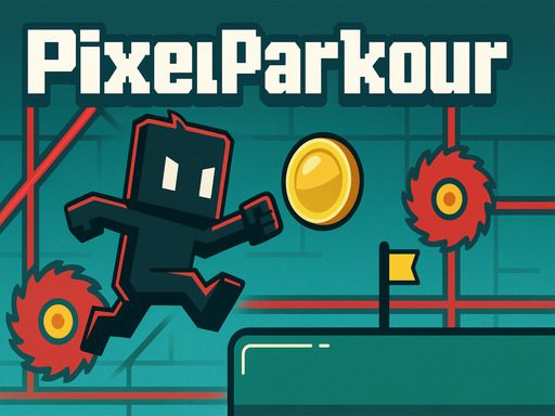 PixelParkour game on Video-Igrice.com