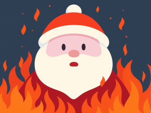 Santa on Fire game on Video-Igrice.com