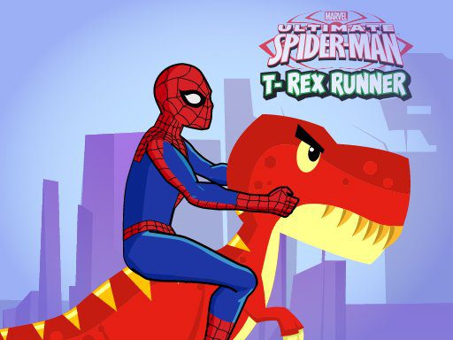 Spiderman T-Rex Runner game on Video-Igrice.com