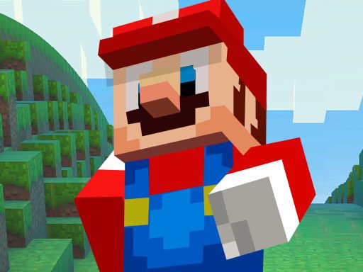 Super Mario MineCraft Runner game on Video-Igrice.com