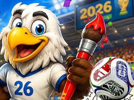 World Cup 2026 Coloring game on Video-Igrice.com