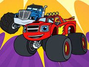 Blaze Monster Truck Coloring Book game on Video-Igrice.com