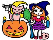 Halloween Coloring Book game on Video-Igrice.com