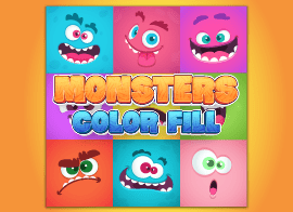 Monster Color Fill game on Video-Igrice.com